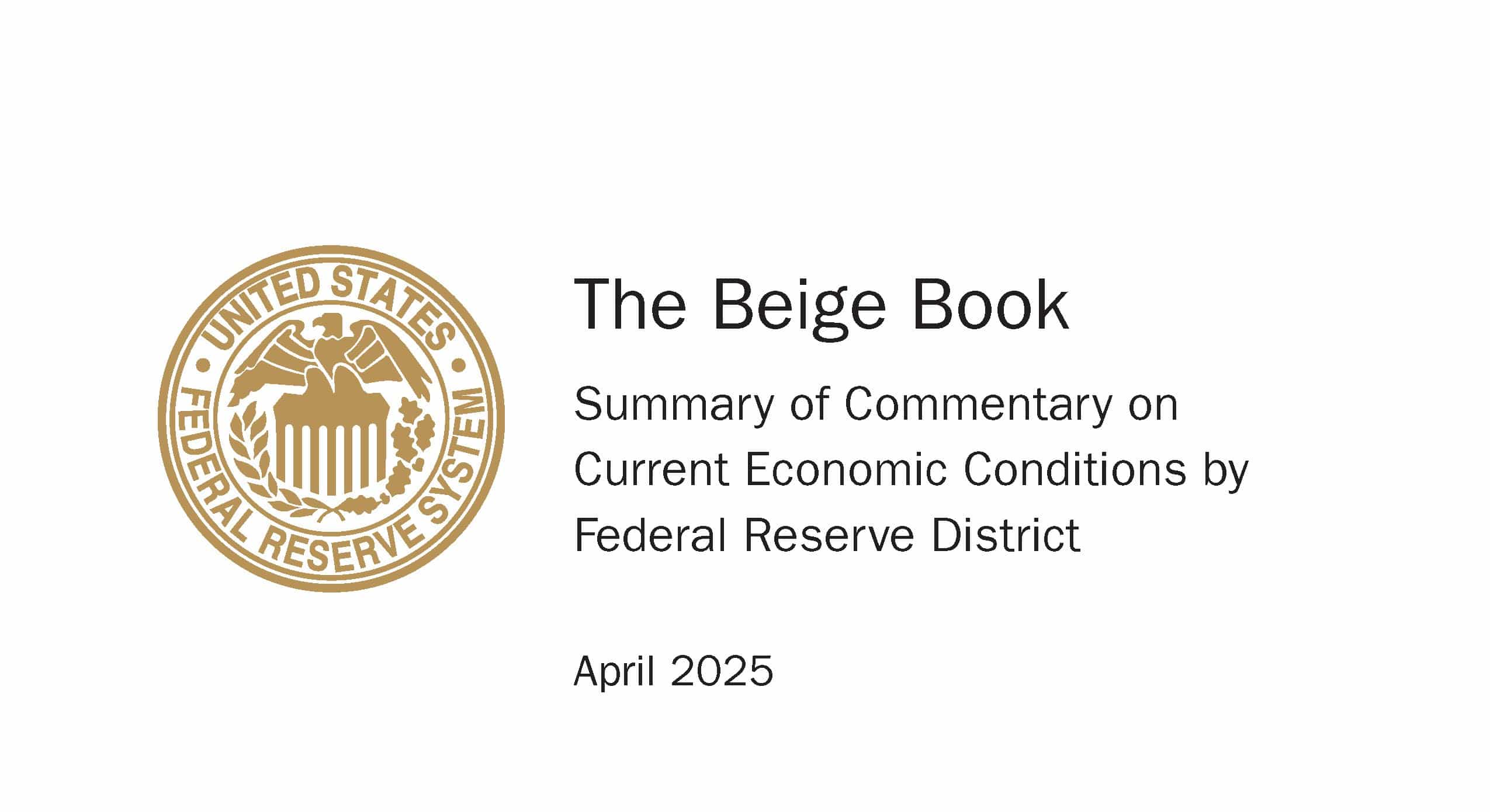 Beige Book April 2025