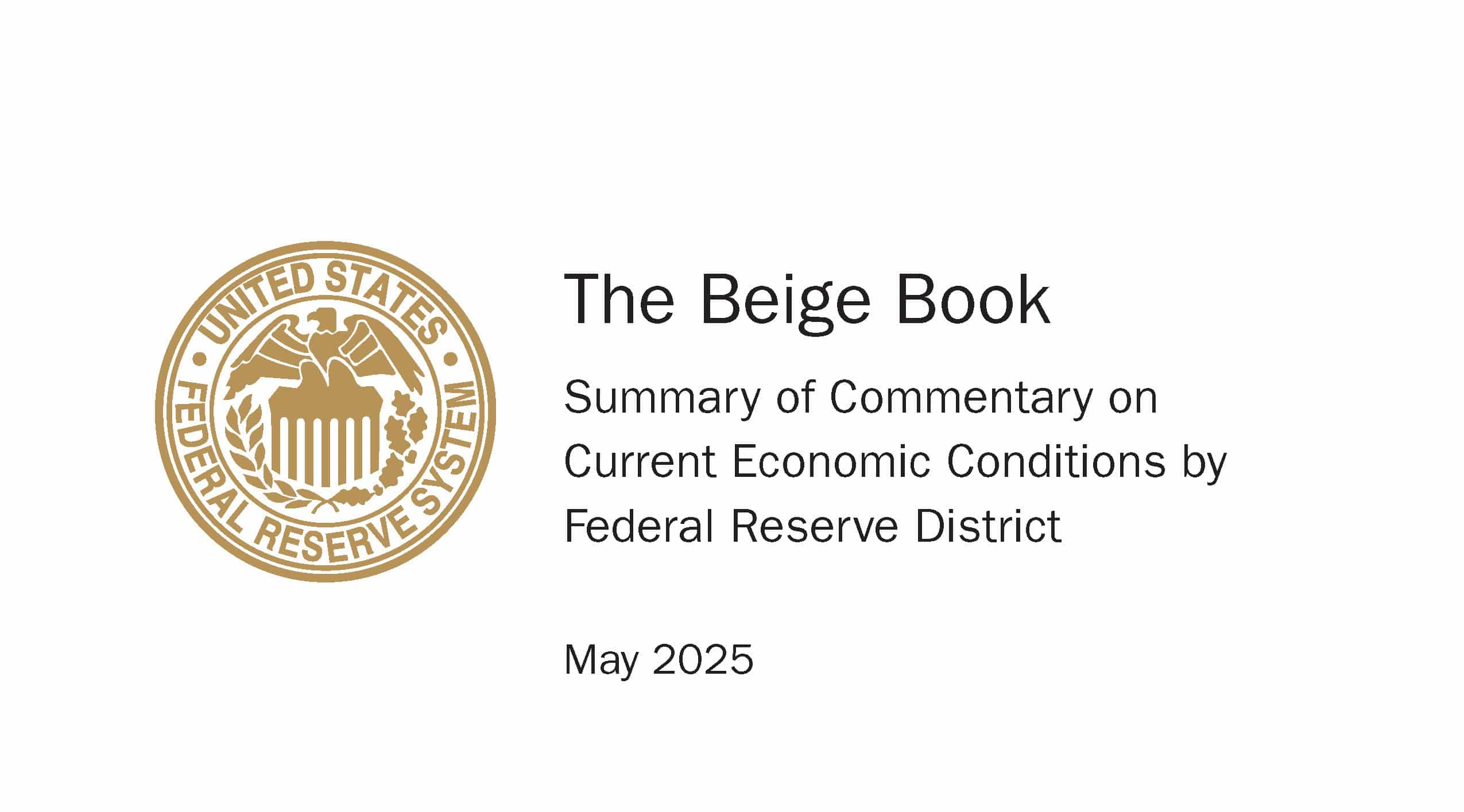 Beige Book May 2025
